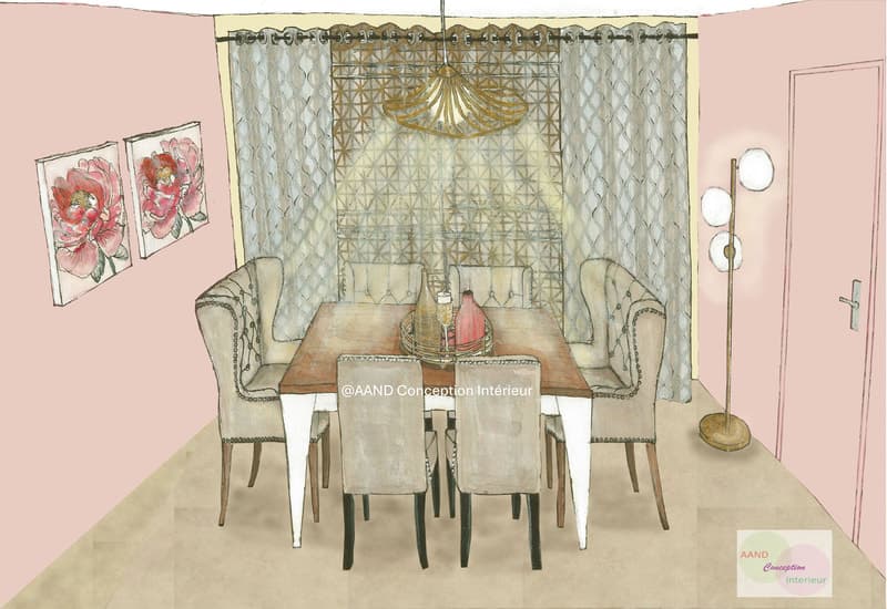 Relooking d'un salon